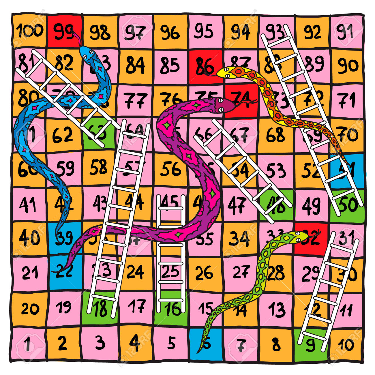 27714698-Snakes-and-Ladders-Board-Game-Stock-Vector-snake.jpg